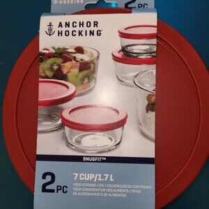 Anchor Hocking round lids for 7 cup bowls